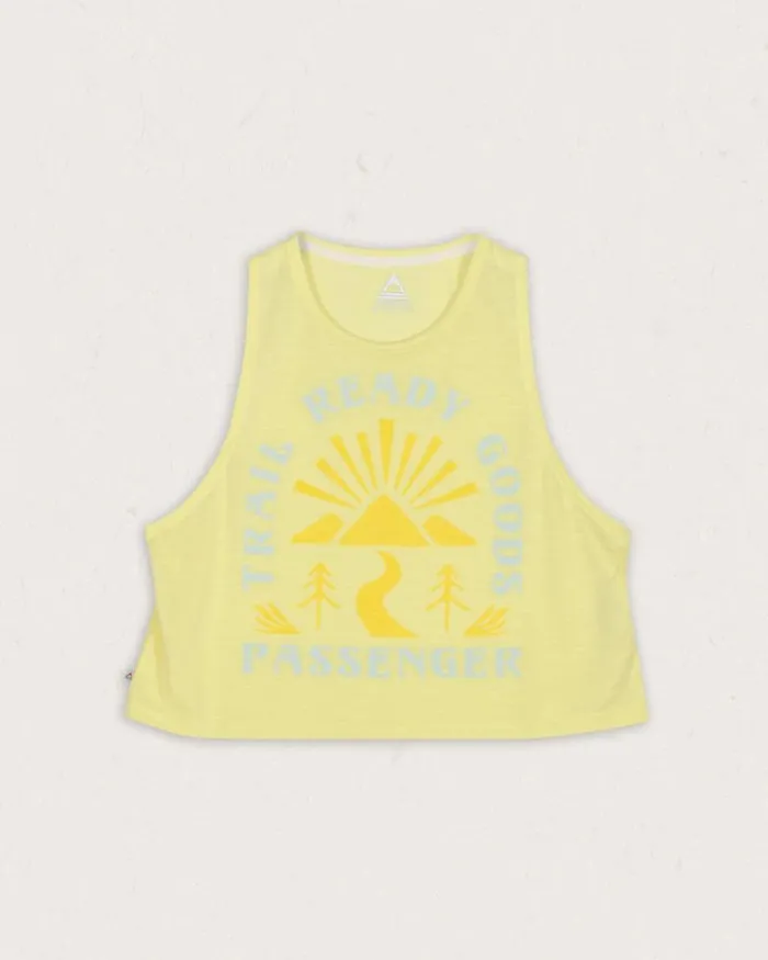 Passenger Tops Exhale Active Recycled Vest Hazy Yellow Hazy Yellow 8211 Women