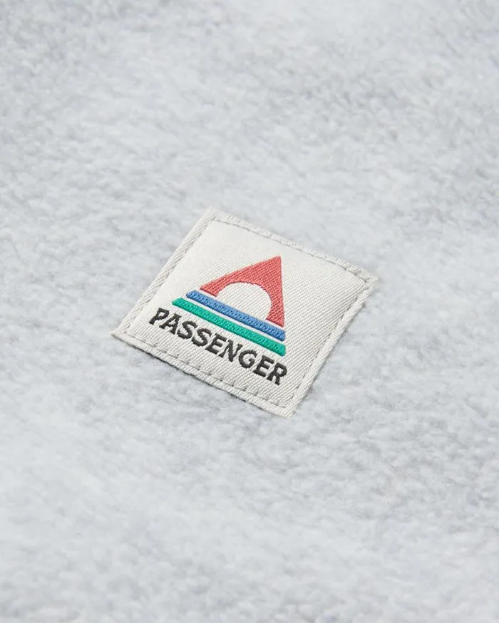 Passenger Tops Folksy Recycled Polar Fleece Grey Marl Grey Marl 8211 Women