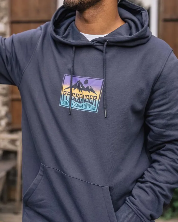 Passenger Tops Grounded Organic Cotton Hoodie Charcoal Charcoal 8211 Men