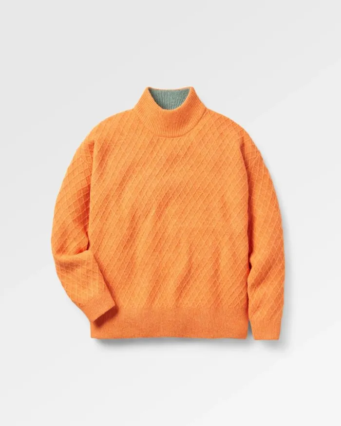Passenger Tops Hinterland Recycled Knitted Jumper Apricot Apricot 8211 Women