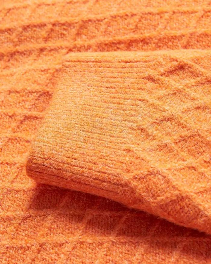 Passenger Tops Hinterland Recycled Knitted Jumper Apricot Apricot 8211 Women