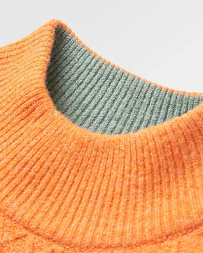 Passenger Tops Hinterland Recycled Knitted Jumper Apricot Apricot 8211 Women