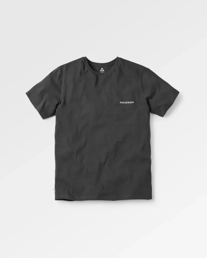 Passenger Tops Made To Roam Recycled Cotton TShirt Black Black 8211 Men