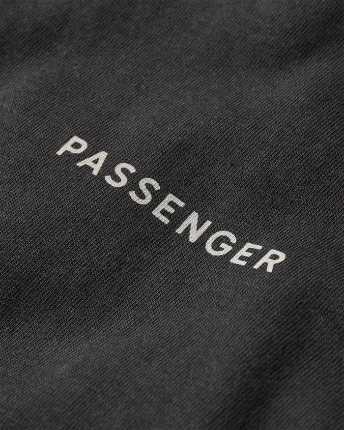 Passenger Tops Made To Roam Recycled Cotton TShirt Black Black 8211 Men