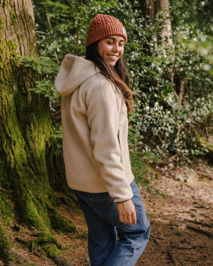 Passenger Tops Maine 20 12 Zip Recycled Sherpa Fleece Oatmeal Oatmeal 8211 Women