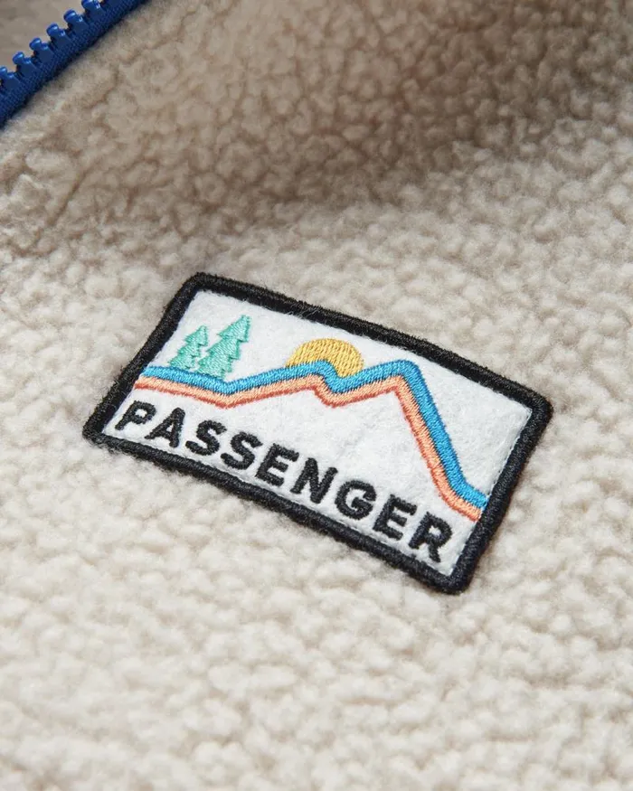 Passenger Tops Maine 20 12 Zip Recycled Sherpa Fleece Oatmeal Oatmeal 8211 Women
