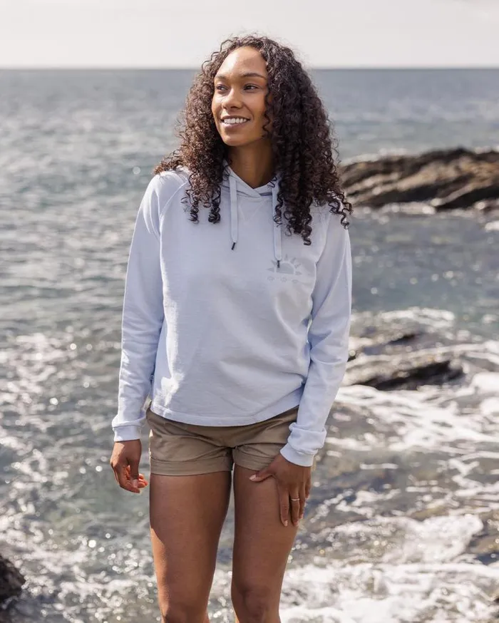 Passenger Tops Mindful Recycled Cotton Hoodie Pale Blue Pale Blue 8211 Women