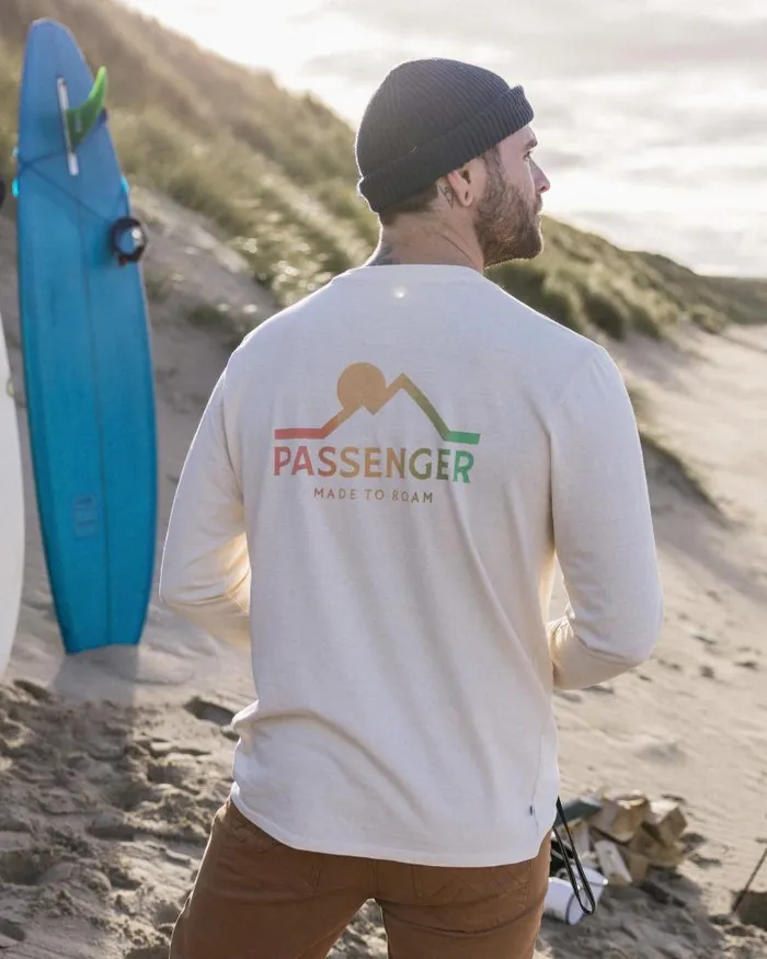Passenger Tops MTR Recycled Cotton LS TShirt Birch Birch 8211 Men