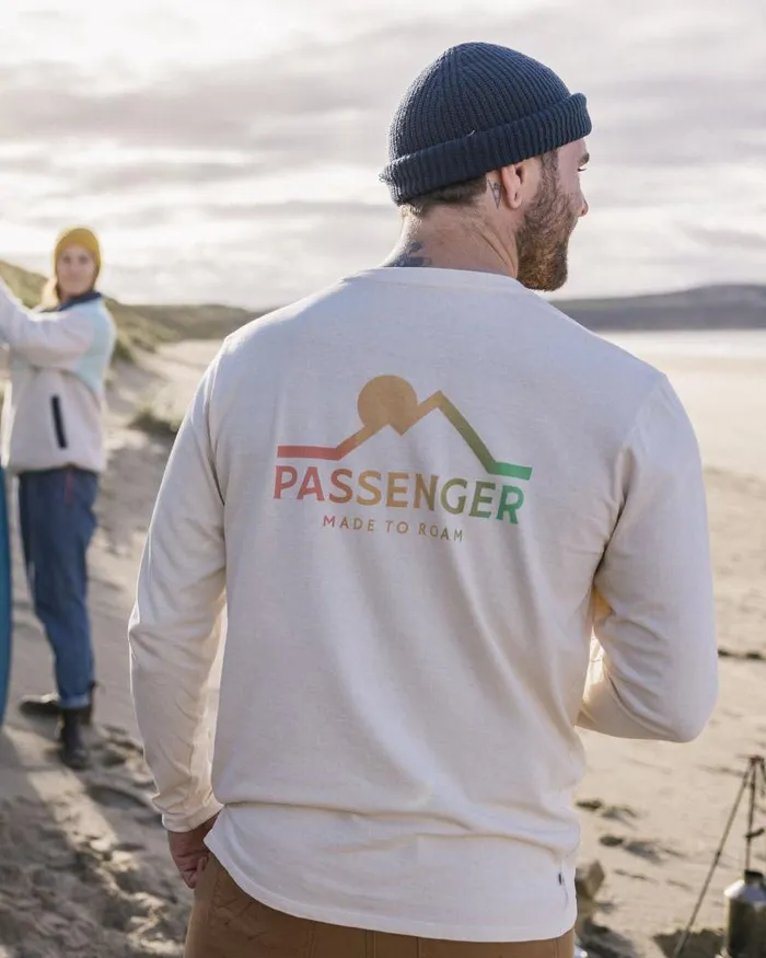Passenger Tops MTR Recycled Cotton LS TShirt Birch Birch 8211 Men