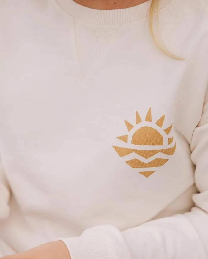 Passenger Tops Mystic Recycled Cotton Sweatshirt Birch Birch 8211 Women