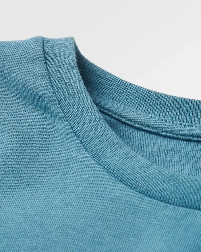 Passenger Tops Odyssey Recycled Cotton TShirt Provincial Blue Provincial Blue 8211 Men
