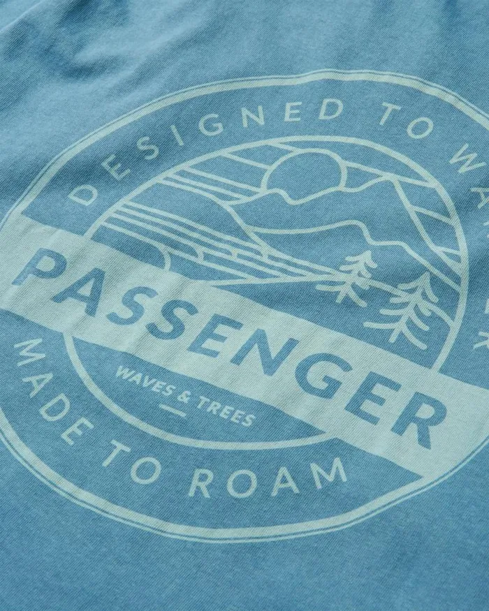 Passenger Tops Odyssey Recycled Cotton TShirt Provincial Blue Provincial Blue 8211 Men