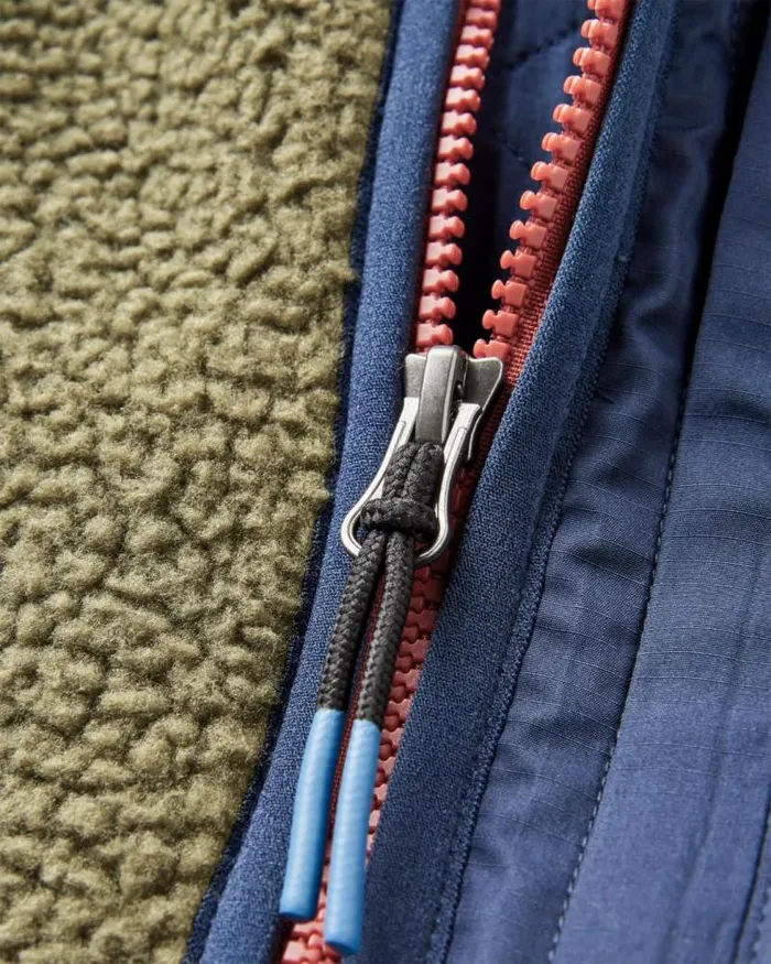 Passenger Tops Offgrid 20 12 Zip Recycled Sherpa Fleece Khaki Khaki 8211 Men