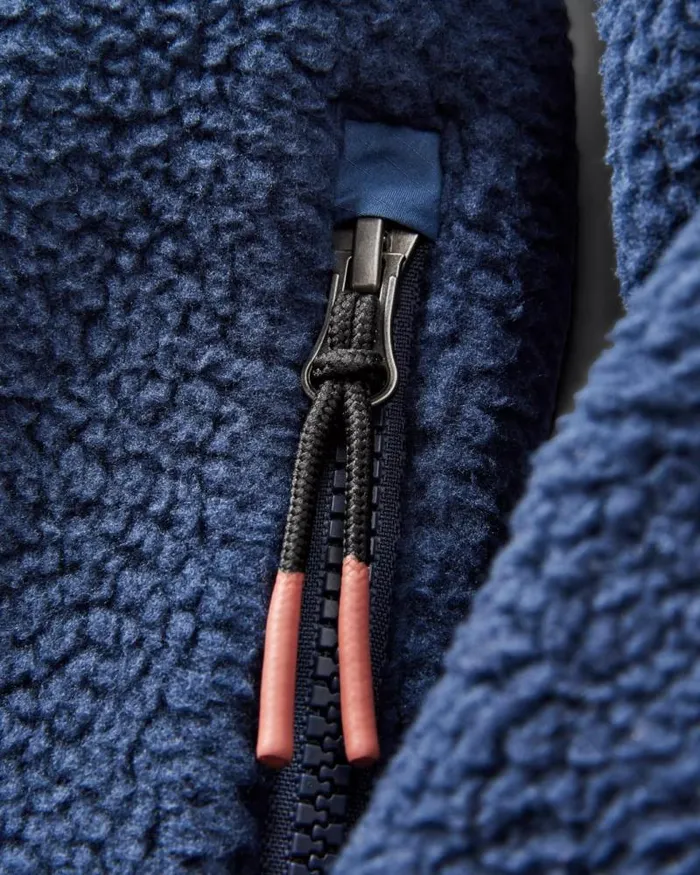 Passenger Tops Offgrid 20 12 Zip Recycled Sherpa Fleece Rich Navy Rich Navy 8211 Men