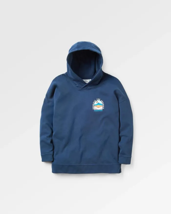 Passenger Tops Outlook Recycled Cotton Hoodie Rich Navy Rich Navy 8211 Women