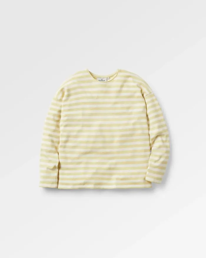 Passenger Tops Panorama Striped LS TShirt Lime Stripe Lime Stripe 8211 Women