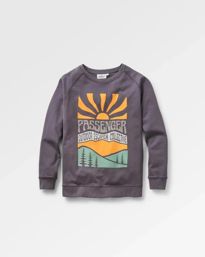 Passenger Tops Perfect Days Sweatshirt Charcoal Charcoal 8211 Women