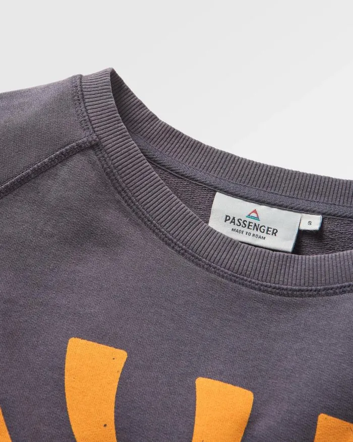 Passenger Tops Perfect Days Sweatshirt Charcoal Charcoal 8211 Women