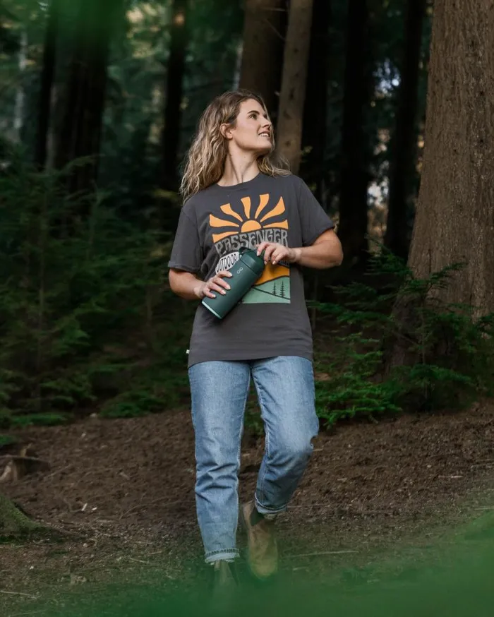 Passenger Tops Perfect Days TShirt Charcoal Charcoal 8211 Women