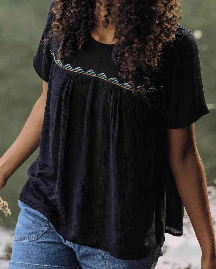 Passenger Tops Petal Top Black Black 8211 Women