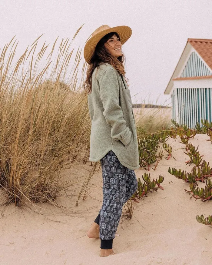 Passenger Tops Rappel Recycled Sherpa Oversized Shirt Pistachio Pistachio 8211 Women