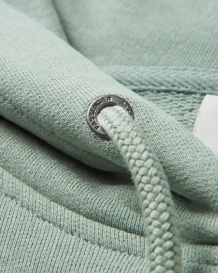 Passenger Tops Reconnect Recycled Cotton Hoodie Pistachio Pistachio 8211 Men