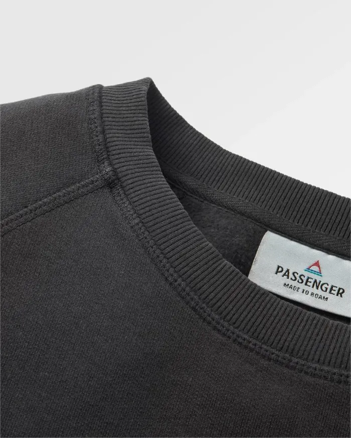 Passenger Tops Remote Recycled Cotton Sweatshirt Black Black 8211 Women
