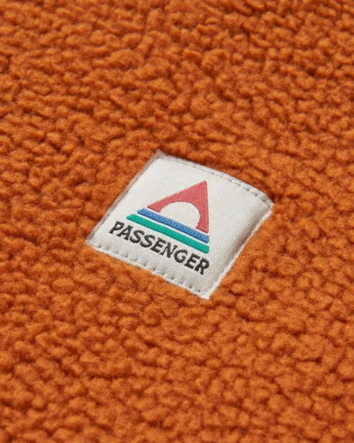 Passenger Tops Tripper 20 Full Zip Recycled Sherpa Fleece Glazed Ginger Glazed Ginger 8211 Men