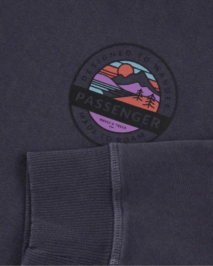 Passenger Tops Wilds Recycled Cotton Oversized Sweatshirt Charcoal Charcoal 8211 Women