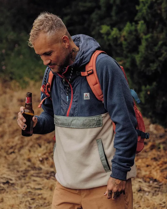 Passenger Tops Woodland Hooded 12 Zip Recycled Polar Fleece Dark DenimOatmeal Dark Denimoatmeal 8211 Men Passenger Tops Woodland Hooded 12 Zip Recycled Polar Fleece Dark DenimOatmeal Dark Denimoatmeal 8211 Men