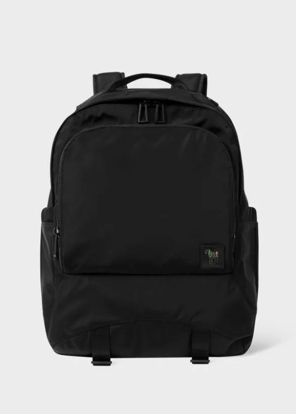Paul Smith Bags Recycled Polyester Backpack Black 8211 Mens
