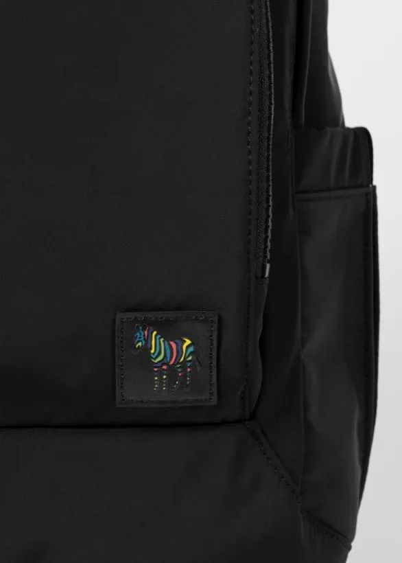 Paul Smith Bags Recycled Polyester Backpack Black 8211 Mens