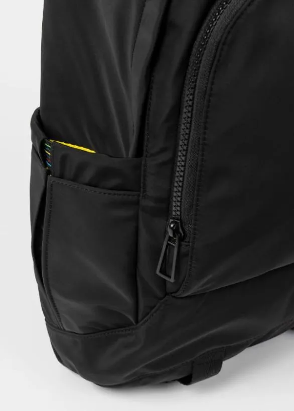 Paul Smith Bags Recycled Polyester Backpack Black 8211 Mens