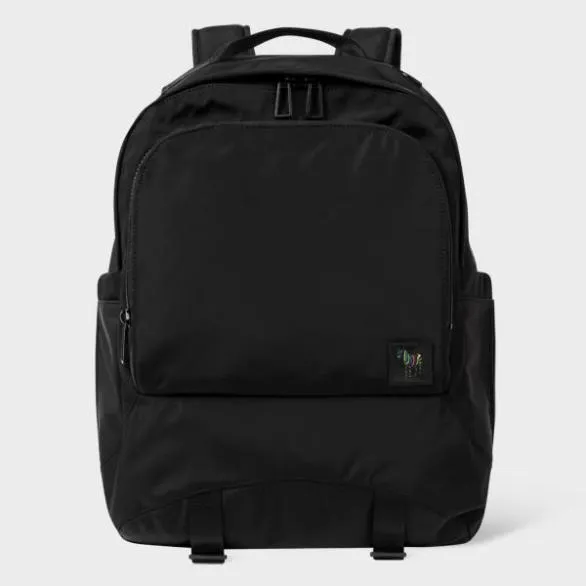 Paul Smith Bags Recycled Polyester Backpack Black 8211 Mens