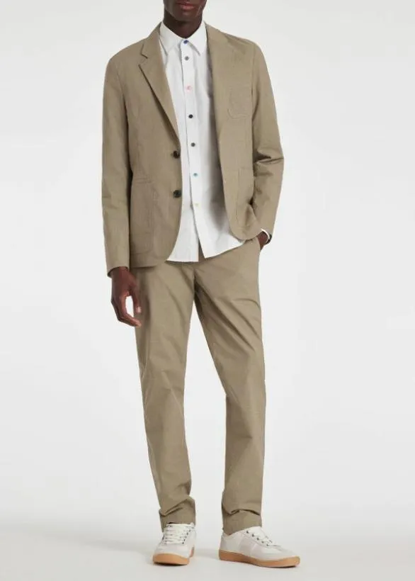 Paul Smith Blazers CasualFit Micro Check Blazer Sand 8211 Mens