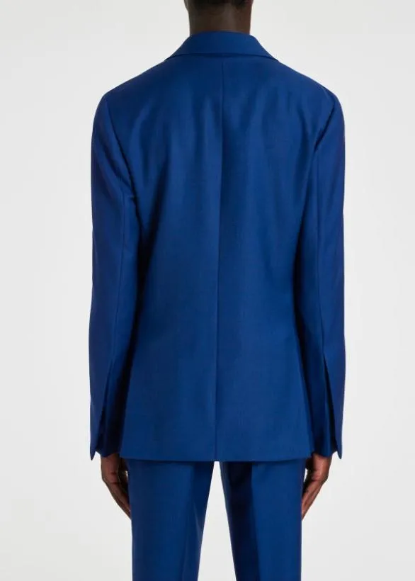 Paul Smith Blazers WoolTwill Peak Lapel Blazer Blue 8211 Mens