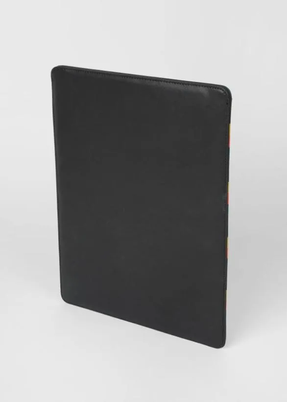 Paul Smith Cases and Covers Paul Smith X Native Union 8211 039Artist Stripe039 Leather IPad Sleeve Multicolour 8211 Mens