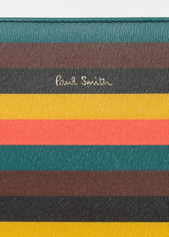 Paul Smith Cases and Covers Paul Smith X Native Union 8211 039Artist Stripe039 Leather IPad Sleeve Multicolour 8211 Mens
