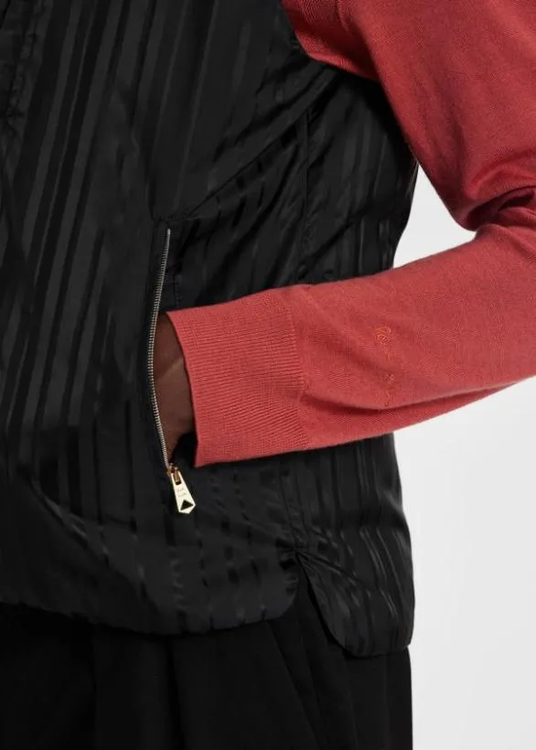 Paul Smith Coats and Jackets 039Shadow Stripe039 Gilet Black 8211 Mens