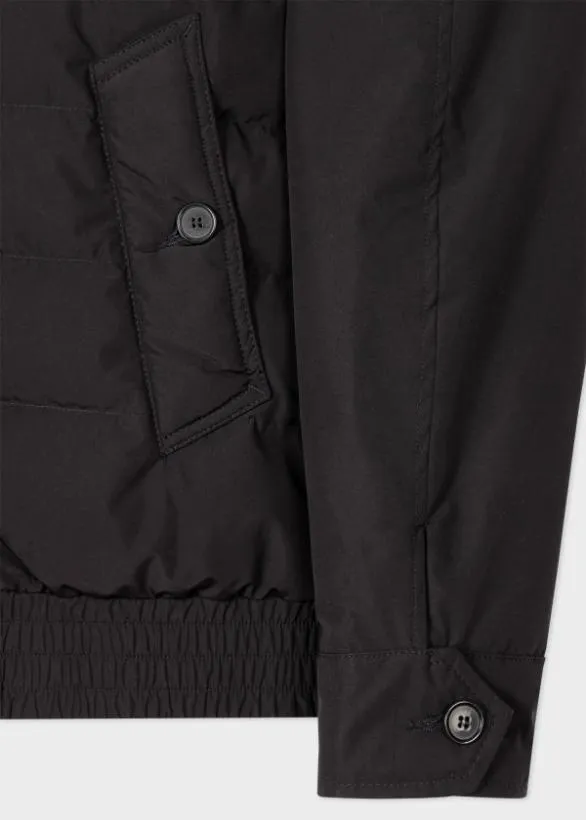Paul Smith Coats and Jackets Quilted Down Jacket Black 8211 Mens