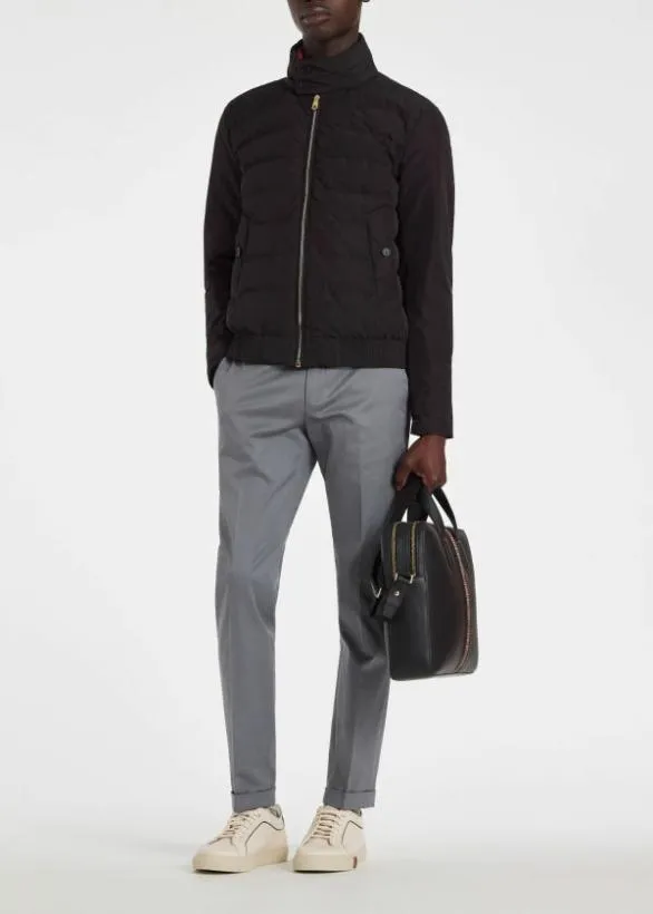 Paul Smith Coats and Jackets Quilted Down Jacket Black 8211 Mens