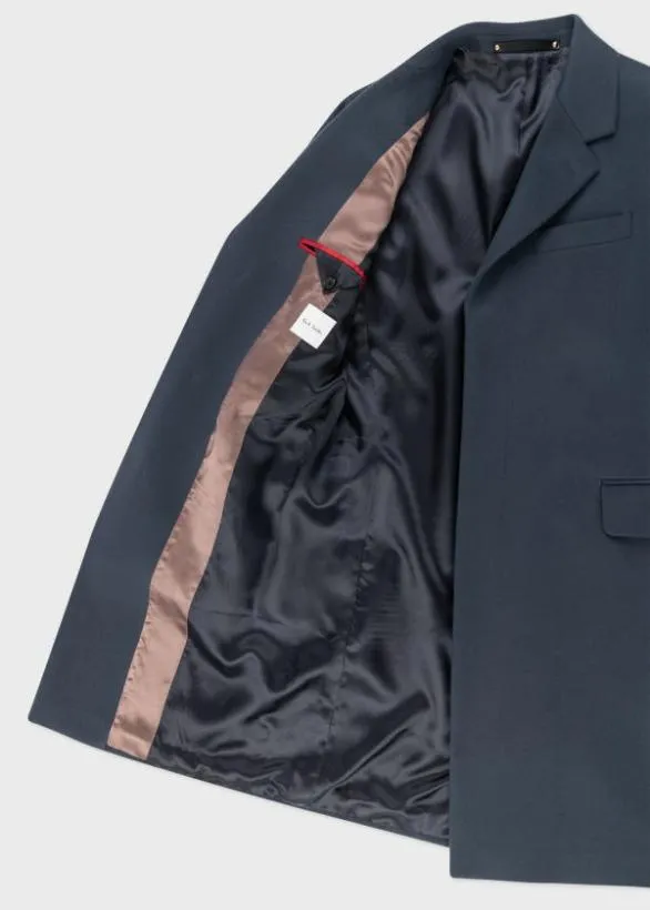 Paul Smith Coats and Jackets WoolCashmere Overcoat Blue 8211 Mens