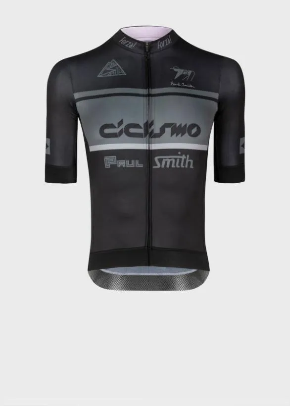 Paul Smith Cycling RaceFit Team Cycling Jersey Black 8211 Mens