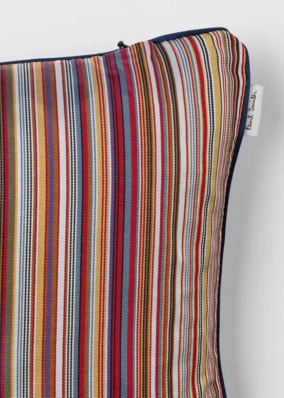 Paul Smith Decorative Accessories 039Signature Stripe039 Silk Bolster Cushion Signature Stripe 8211 Home