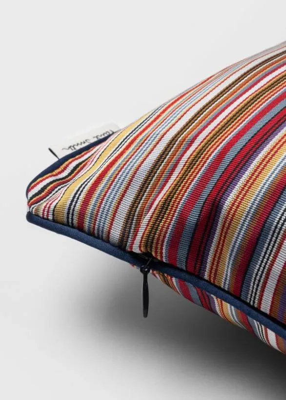 Paul Smith Decorative Accessories 039Signature Stripe039 Silk Bolster Cushion Signature Stripe 8211 Home