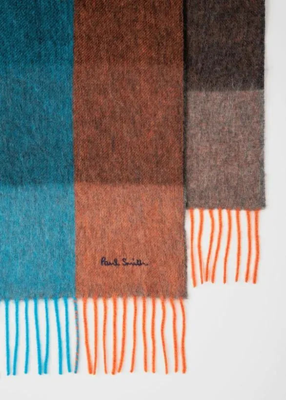 Paul Smith Decorative Accessories CashmereBlend Blanket Blue 8211 Home