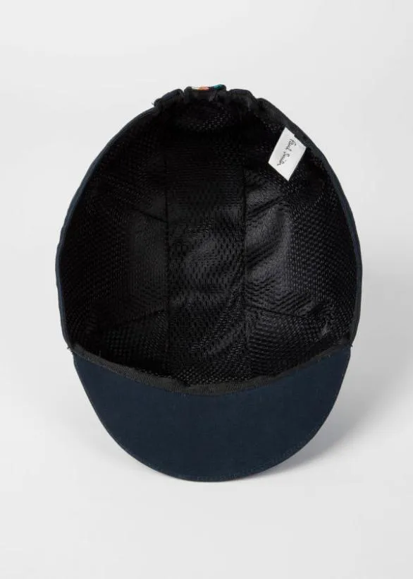 Paul Smith Hats and Gloves 039Artist Stripe039 Cycling Cap Navy 8211 Mens