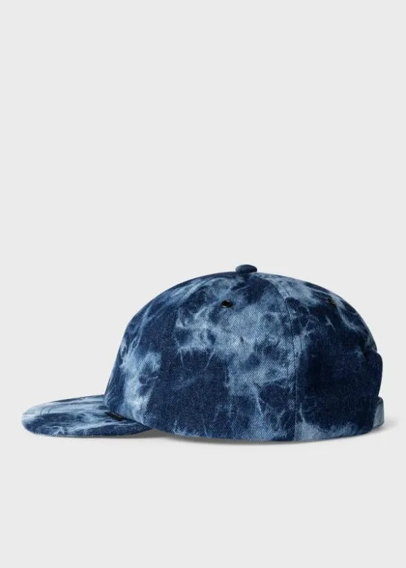 Paul Smith Hats and Gloves Denim 039Clouds039 Baseball Cap Blue 8211 Mens
