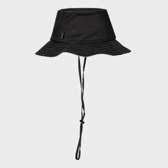 Paul Smith Hats and Gloves Stripe Trim Bucket Hat Black 8211 Mens