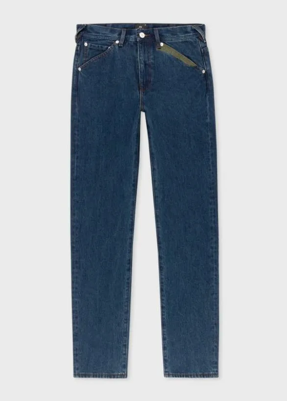 Paul Smith Jeans DarkWash 039Plains039 Embroidered Jeans Dark Blue Wash 8211 Mens Paul Smith Jeans DarkWash 039Plains039 Embroidered Jeans Dark Blue Wash 8211 Mens